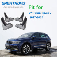 4Pcs Car Mudflaps Front Rear Mud Flaps Mudguards Splash Guards Fender Flares for VW TiguanTiguan L 2017 2018 2019 2020