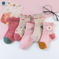 5 PairsLot Cute Fun Cartoon Baby Kids Socks Winter Cotton Toddler Childrens Socks For Girls Breathable Soft Women Miaoyoutong