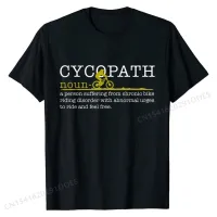 พิเศษพิมพ์ผู้ชายรอบคอเสื้อยืดบุรุษ cycopath เสื้อยืดจักรยานเสือภูเขาตลก MTB BIKER ขี่จักรยานของขวัญสไตล์ที่เรียบง่ายเสื้อ T F unky