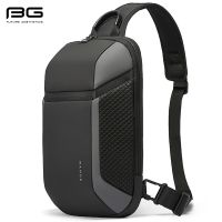 【DT】hot！ Mens USB Oxford Crossbody Anti-theft Shoulder Sling Multifunction Messenger Chest Pack Male