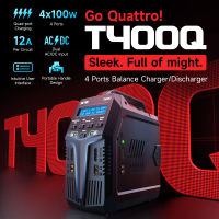 ?ของแท้ ส่งจากไทย? SKYRC T400Q เครื่องชาร์จแบตเตอรี่ ขั้นเทพ 4ช่องX100W 12A (LiPo/LiFe/Lilon/LiHV/NiMH/NiCd/Pb) #T400Q