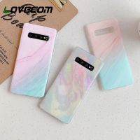 {OLI STUDIO} LOVECOM Gradual MarbleCase สำหรับ SamsungS21 S20FE Note10 A51 A71 A50 S10 S20Soft IMD ปกหลัง Coque