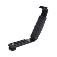 【☃】 Infinityclicks แฟลชกล้อง Grip L Bracket Holder Hot Shoe Mount DSLR Holder With Standard Side