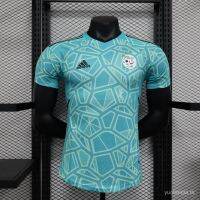 ใหม่ เสื้อฟุตบอล Algerian Blue "คุณภาพสูง" 2023-24 "Player Edition" N2BK