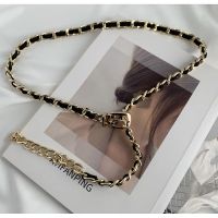 French r Punk ​belt metal waist chain thin Belt dress Decoration ided belt waist adjust freely