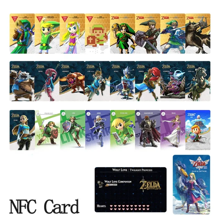 25 ใบ Amiibo Zelda Breath Of The Wild Nintendo Switch / The Legend of ...