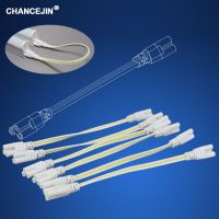 ♣▪ T4 T5 T8 LED lamp 39;s connected cable 3 pins double-end connecting wire 20cm-100cm length hight quality copper core 2.5A 0-250V