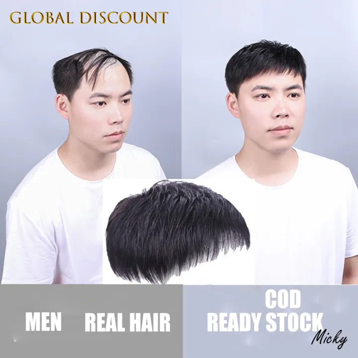 Korean Version Wig for Men Real Human Hair men Wigs male Increase hair volume hair extensions pads Bangs Hair piece, Handsome Lifelike Breathable Short hair Pads | Lazada PH Korean Version Wig for Men Real Human Hair men Wigs male Increase hair volume hair extensions pads Bangs Hair piece, Handsome Lifelike Breathable Short hair Pads | Lazada PH