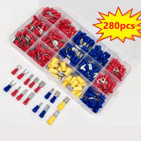 280Pcs  Assorted Electrical Crimp Terminals Insulated Male Female Wire Connector Electrical Wire Spade Connectors Kit