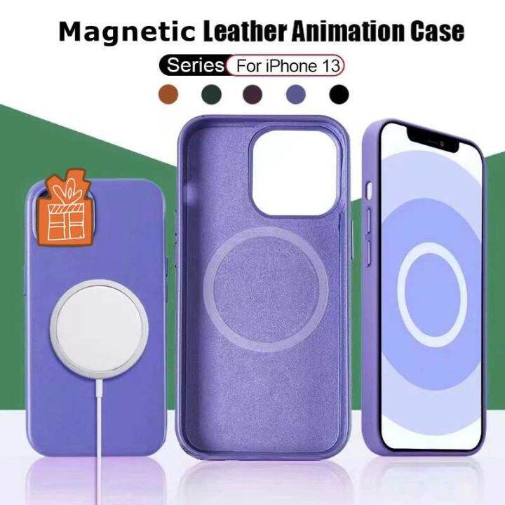 เคสโทรศัพท์มือถือหนัง-pu-แม่เหล็ก-กันกระแทก-ลายแอนิเมชั่น-สําหรับ-iphone-13-13-pro-max-13-mini