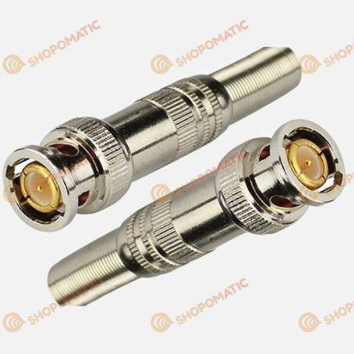 BNC CONNECTOR (SCREW TYPE) FOR RG59 AND RG6 CCTV DIY CAMERA INSTALLTION