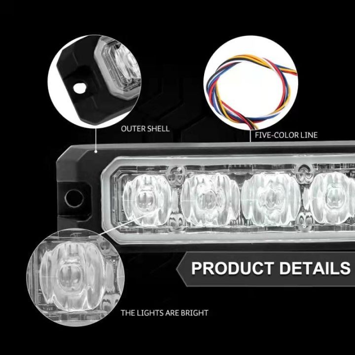 12-24v-4led-strobe-light-5-wire-sync-flashing-warning-lamp-truck-side-emergency-signal-car-mounted-grille-light-motorcycle