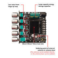 2x50W+100W 2.1 Channel Subwoofer Digital Power Amplifier Board AUX 12V 24V Audio Stereo Bluetooth-compatible 5.0 Bass Amp