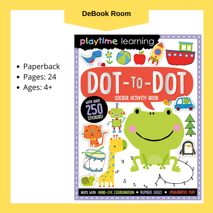 Children's Sticker Activity Book Playtime Learning DottoDot Lazada