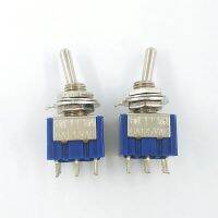 สวิตช์โยก แบบมินิ DPDT 6A 125V3A 250V AC 6 Pin ONON 13.2*12.7 มม. 5 ชิ้นชุด