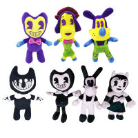 25-30cm Game Horror Bendy Boris Alice Angel Plush Doll Toys Soft Stuffed Animals Toys for Kids Children Gifts