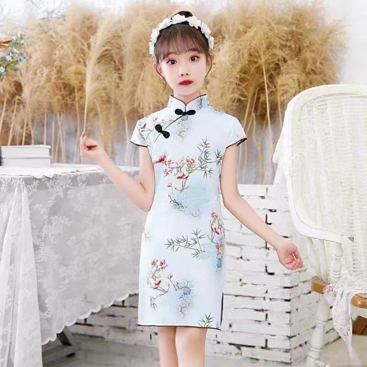 rsn-สิทธิพิเศษแบบจำกัดเวลา-สาว-cheongsam-2022-ใหม่เด็กสไตล์จีนแต่งตัวชุดเจ้าหญิงแอร์เอเชียเด็ก-yf-750