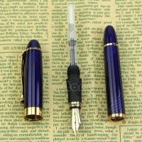 Jinhao X450ปากกาหมึกซึมปากกาปลายเล็กขนาดกลางสีทองตัดคุณภาพเก๋ไก๋ของขวัญ