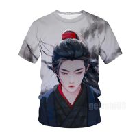 ฤดูร้อนใหม่ผู้ชายผู้หญิง T เสื้อ Anime Mo Dao Zu Shi Wei Wu Xian คอสเพลย์3D พิมพ์เสื้อยืด Harajuku ขนาดใหญ่ชาย streetwear Tops