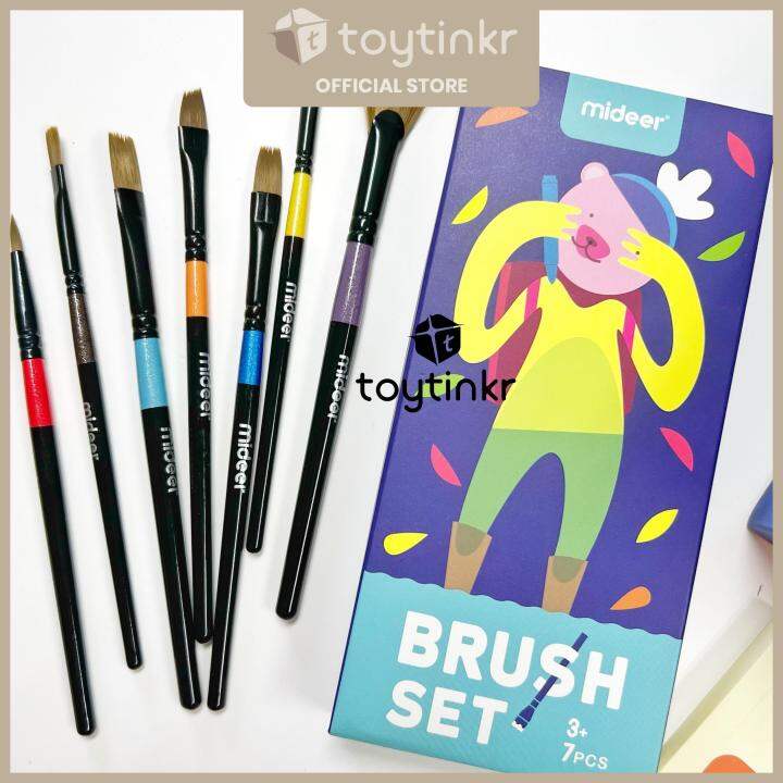 Mideer Finger Paint Brush Set by Toytinkr Lazada PH
