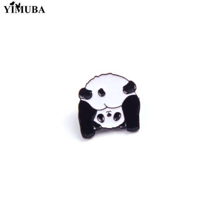 new-cute-cartoon-panda-butt-metal-enamel-pin-denim-shirt-collar-lapel-pins-badges-brooches-for-friends-kids-gift-animal-jewelry