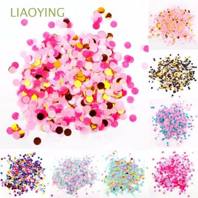 10gbag Shower Birthday Mixed Colors Pink Dots Wedding Confetti Tissue Paper