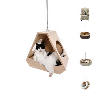 Acrylic Cat Litter Hanging Decoration Wall Hang Decoration Lovely Cute Cat Elements Vehicle-mounted Pendant Decor 1Piece