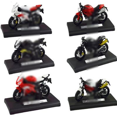 Wholesale  Children Plastic Car Decor Off-Road Vehicle Collection Office Model Toy Die Cast Motorcycle Simulation Portable