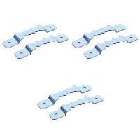 30 PCS Double Hole Hanging Picture Painting Mirror Frame Tooth Hook Hanger with Screws (Silver)