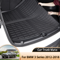 สำหรับ BMW 3 Series F30 F31 F34 2012 ~ 2018 2017 EVA รถด้านหลังเสื่อกันน้ำป้องกัน Liner Trunk ถาดชั้นอุปกรณ์เสริม