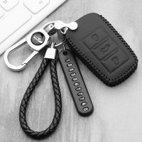 【2023】Leather car key case for Changan CS75 EADO CS35 RAETON CS15 V3 V5 V7 2018 Key Cov. Case Remote Folding Shell Accessories of