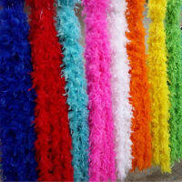 2M Feather Boa ผ้าพันคอขนธรรมชาติสำหรับชุดปาร์ตี้กระโปรงเย็บอุปกรณ์เสริมตกแต่งผ้าคลุมไหล่ 40 กรัม Burlesque Easter Sunday-final1