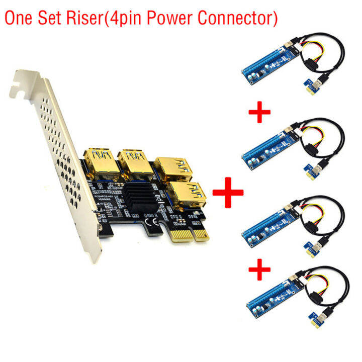 pci-e-อะแดปเตอร์ไรเซอร์1ถึง4pci-e-การ์ดกราฟิก-usb3-0รองรับระบบปฏิบัติการ-windows-xp-7-8-10