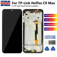 6.09 quot; For TP LINK Neffos C9 Max LCD Display Touch Screen Sensor Assembly Frame For Neffos C9Max TP7026A TP7026C LCD Screen