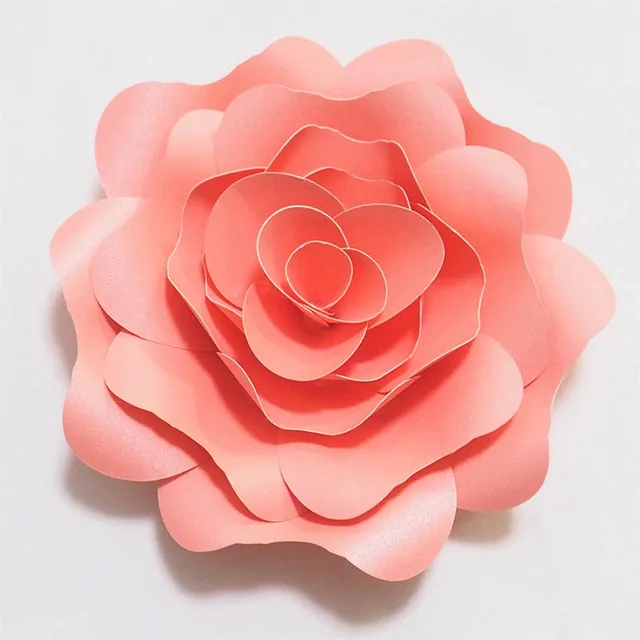 Diy Artificial Large Paper Rose Flowers Backdrop 1550cm Full Kits For