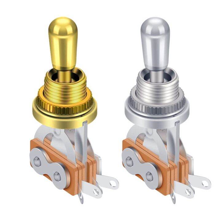 2 Pieces 3 Way Guitar Toggle Switch Electric Guitar Pickup Selector