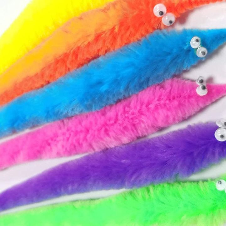 cc-5pcs-twisty-worm-favors-fuzzy-string-new-strange-trick-kids