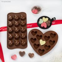 ●☂ Love Heart Chocolate Silicone Mold 3D Creative Mirror Easy Release Candy Gummy Jelly Pudding Baking Cake Decoration Accessories