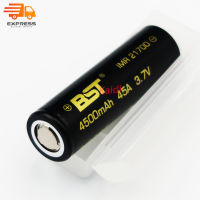 BST ถ่านชาร์จ ขนาด 21700 IMR 3.7v 4500mAh 45A ของแท้ (สีดำ 1 ก้อน) ไซส์ใหญ่กว่า 18650