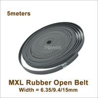 ✔ POWGE 5meters MXL Open Timing Belt Width 6.4/9.4/15mm MXL 025 037 Rubber Synchronous Belt Fit MXL Timig Pulley MXL-15