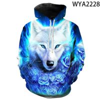 Wolf 3D Printed Hoodies Long Sleeve Men Women Children Fashion Pullover Long Sleeve Sweatshirts Streetwear Boy Girl Kids Coat