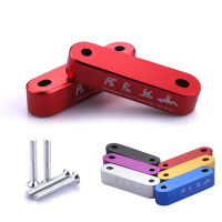 สีแดงTuning MonsterอลูมิเนียมBillet Racingช่องระบายอากาศกระโปรงหน้ารถSpacer Risers 4Pcsเครื่องซักผ้ากันกระแทกสำหรับHonda Civic 92-95 EG / 96-00 EK