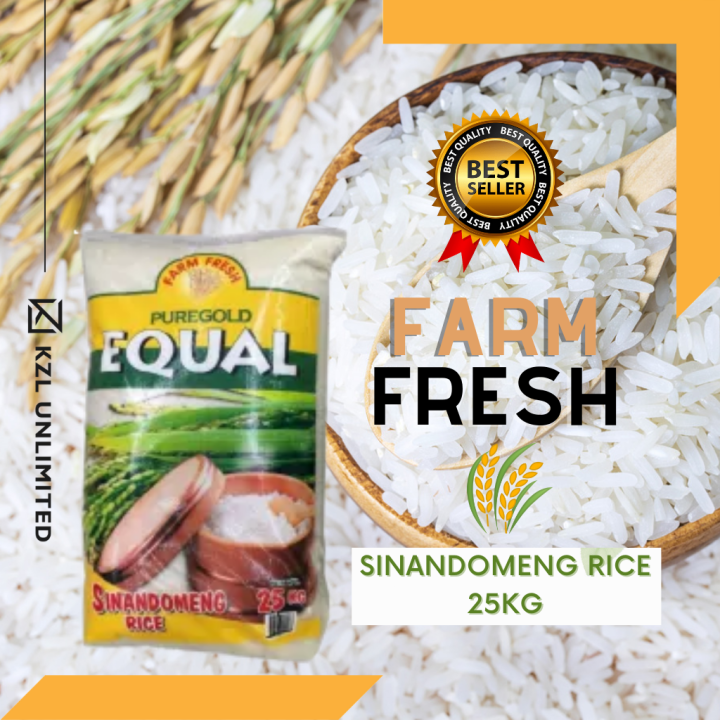 EQUAL Sinandomeng Rice 25kg | Lazada PH