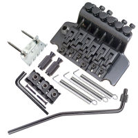 6 Strings Guitar Tremolo Bridge System Double Roll Tailpiece Saddle Zinc Alloy Material Guitar Accessories for Electric Guitars