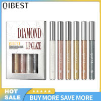 Glitter Liquid Eyeshadow Set อายแชโดว์ประกายยาวนานแบบ Dual-Use Shiny Light Lip Makeup Lipstick