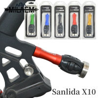 SANLIDA X10แกนยึดโบว์,ตัวปรับสมดุลย์บาร์น้ำหนักมือจับโค้งยางกันสั่น