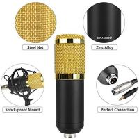 BM800 Condenser MicrophoneSound Card Studio Microfone Karaoke for Computer Handphone bm-800 Mic Stand Phantom Power