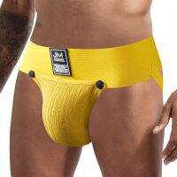 ชุดชั้นในชายเซ็กซี่ Mens Jockstrap Popular Thongs Jockstrap Men Low Waist Innerwear Brief Multi Sport Jockstrap Soft Underpants