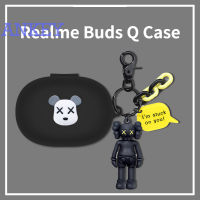 for Realme Buds Q Case Cute Silicone Earphone Headphones Cover TWS Bluetooth Wireless Headset Shell