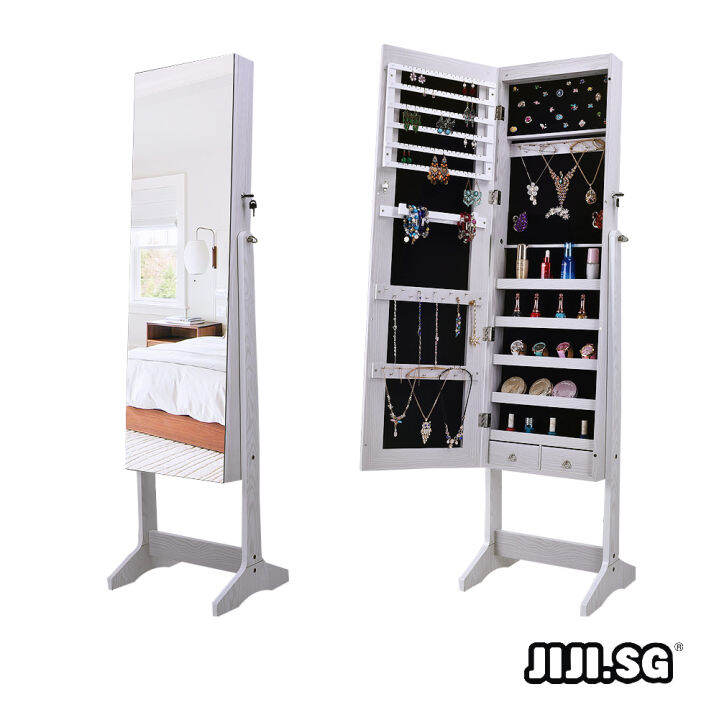 (JIJI.SG) PRIVITA Standing Mirror with Storage Standing Mirror